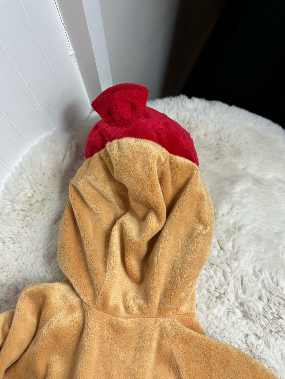 Infant Hot Dog Costume in Tan, Red & Yellow  0-6 months - Picture 10 of 15